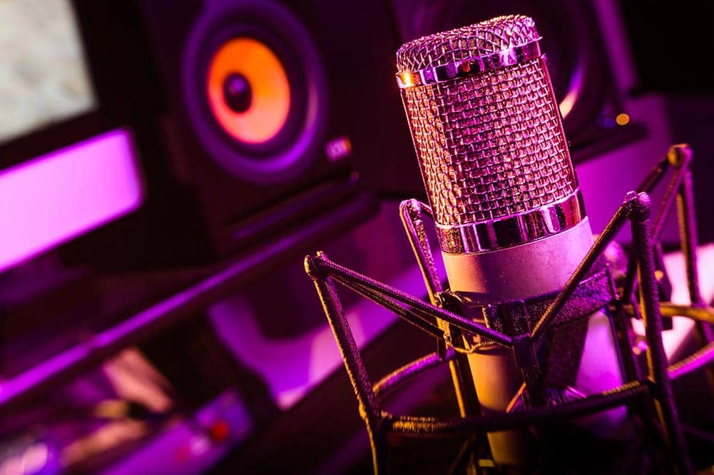 Microphone in the recording studio Aachen