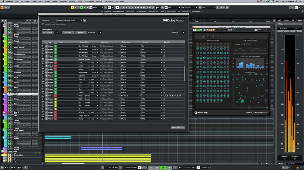 Nuendo is the best DAW for video post-production in audio