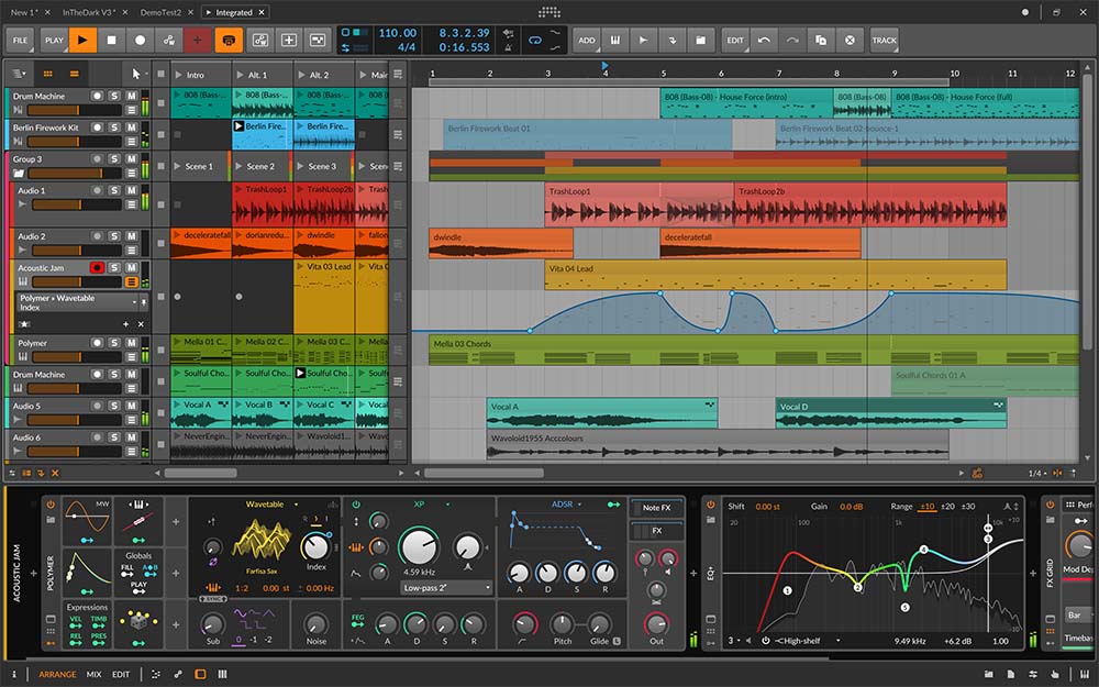 Bitwig Studio is a perfect DAW for flexible music production