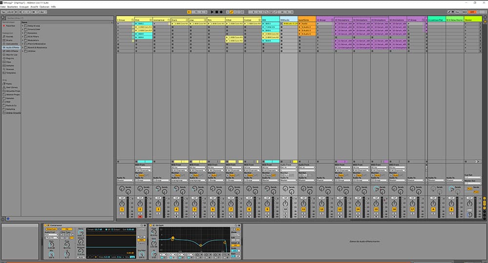 Ableton Live é o melhor DAW para a produção musical, especialmente para a música electrónica