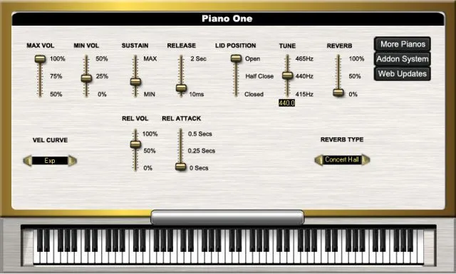 Plugin VST gratuito #14: Piano One