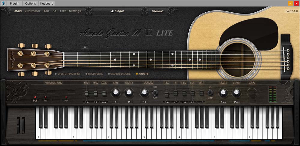 Free VST Plugin #19: Ample Sound Guitar M LITE II