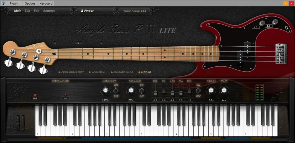 Plugin VST gratuito #6: Ample Bass P LITE II