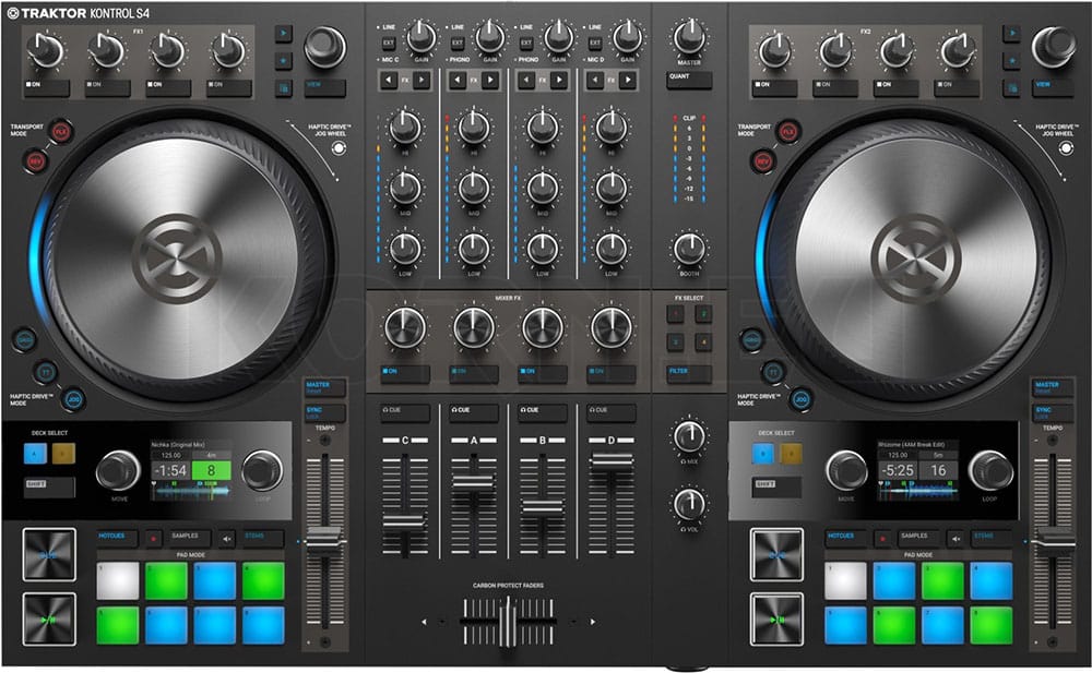 Traktor S4 de instrumentos nativos