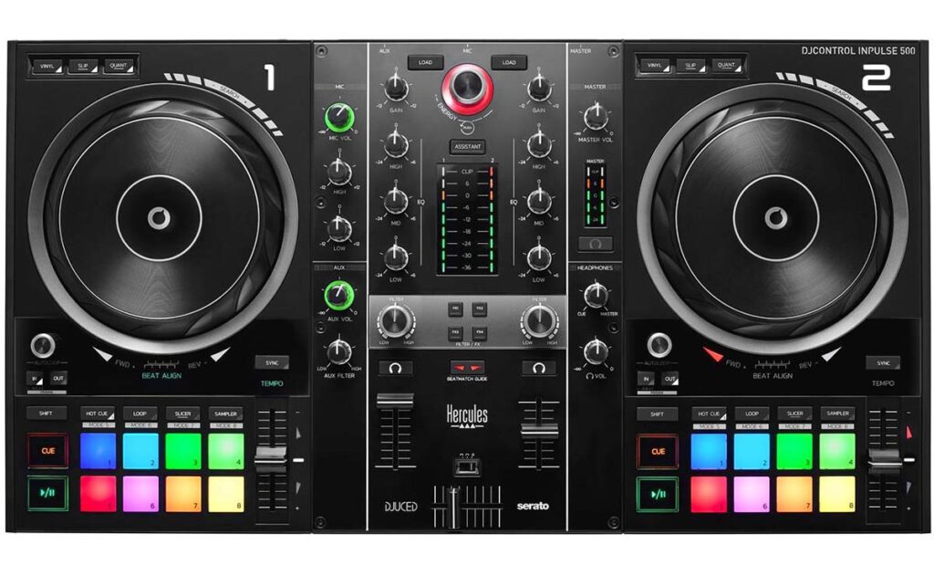 2. Hercules DJControl Inpulse 500 DJ-controller