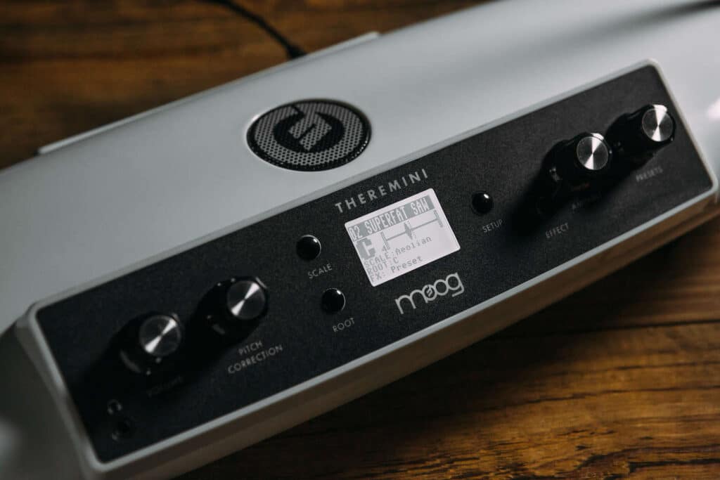 The Moog Theremini offers some cool digital functionalities