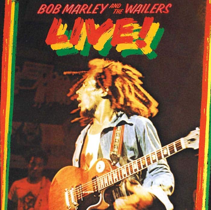 Bob Marley con su Gibson Les Paul