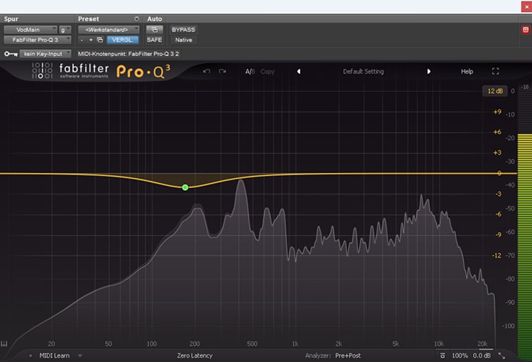 Low-Shelf-EQ für mehr Klarheit im Mix