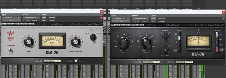 I always use at least 2 compressors in my vocal chain