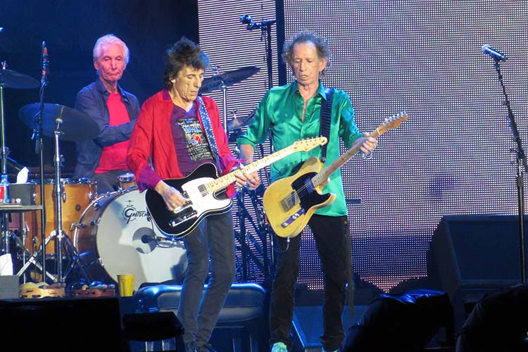 Keith Richards y Ron Wood en directo en NJ/USA - 1 de agosto de 2019