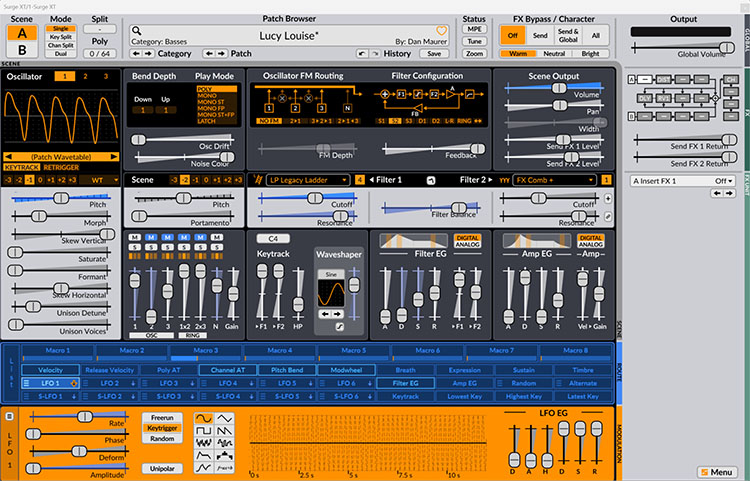 Surge XT : meilleur plugin VST gratuit pour les sound designers