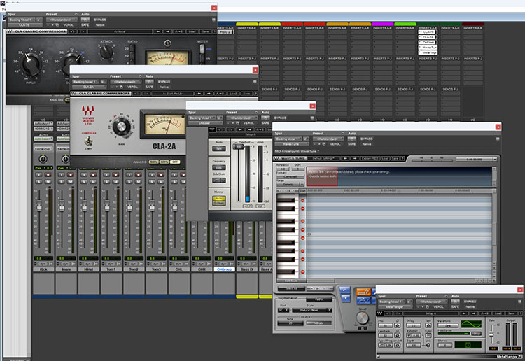 One of my common vocal chains for backing vocals: compressor - compressor - de-esser - pitch correction - flanger.