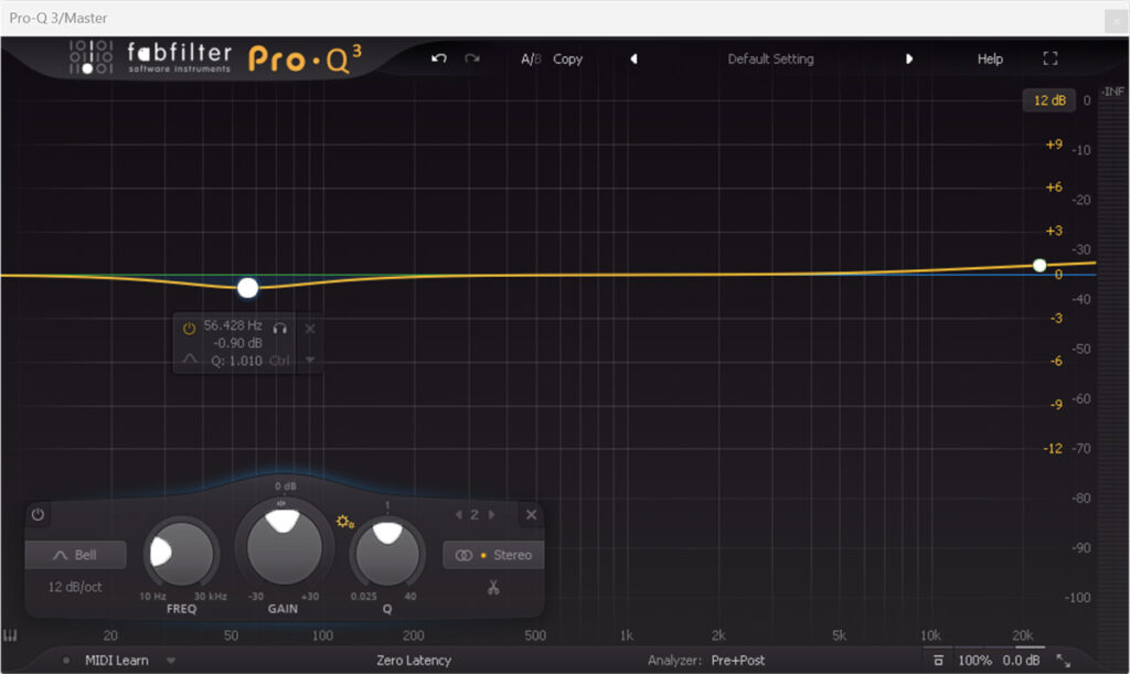 In my opinion, the Fabfilter Pro Q3 is one of the best equalizer plug-ins.