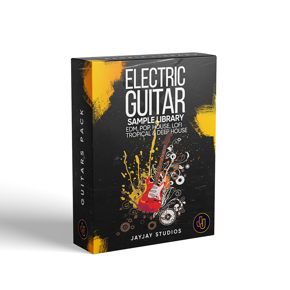 Samplebibliotheek voor elektrische gitaar JayJay Studios voor EDM- en popproducties