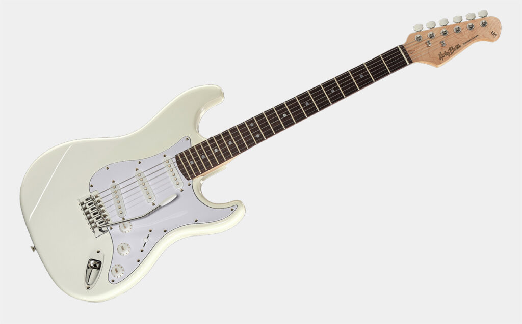 Harley Benton ST-20 Standard Serie E-Gitarre weiß
