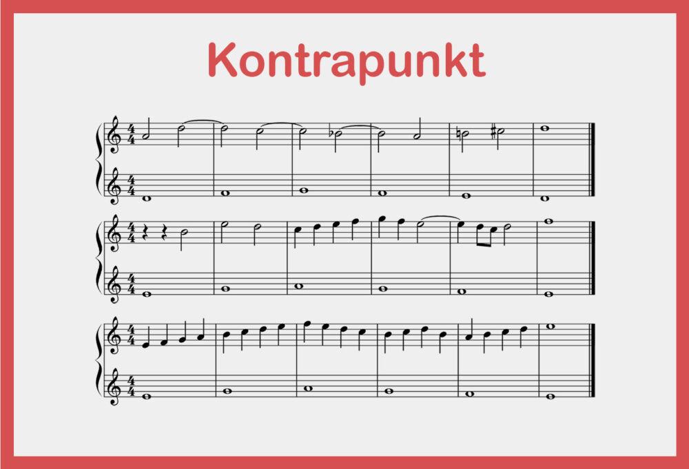 Kontrapunkt (Musiktheorie) Definition und Klassifikation
