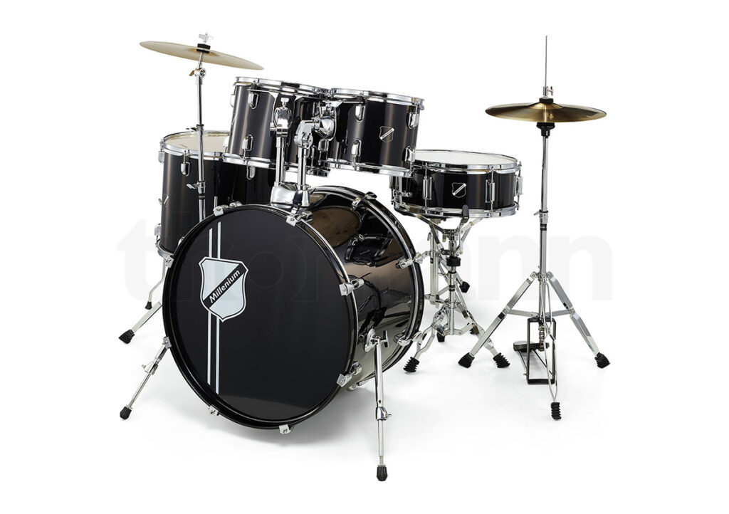 Millenium Focus 22 Drum Set Black