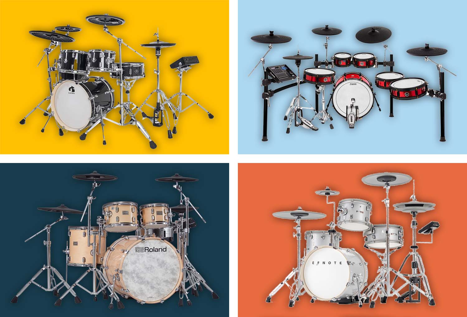 The best electronic drumsets