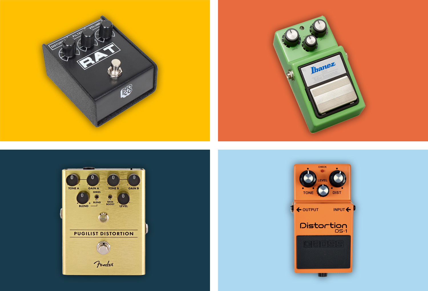 The best distortion pedals