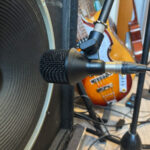 The Shure Nexadyne recording a 1x15" speaker